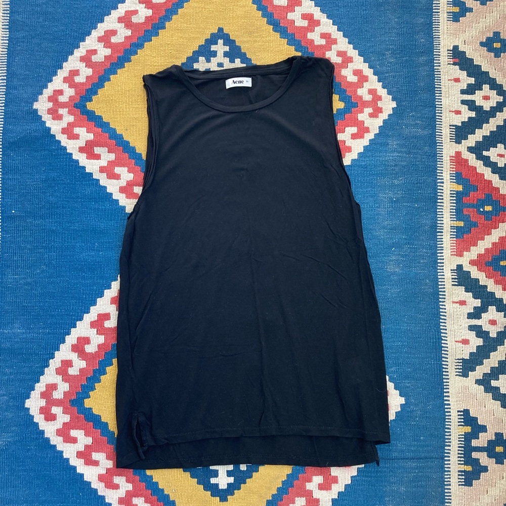 Acne Studios Zone tencel tank black size XS